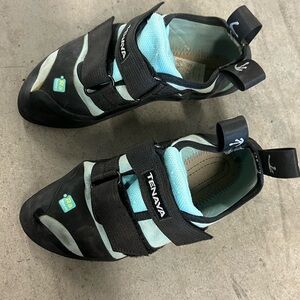 Tenaya Black and Blue Climbing Shoes